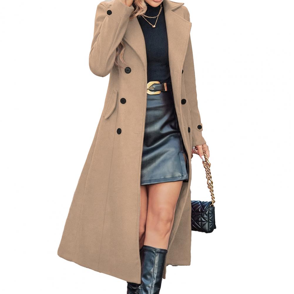 Wool Coat Peacoat - Kadın Kışlık Palto Kadın Uzun Yünlü
