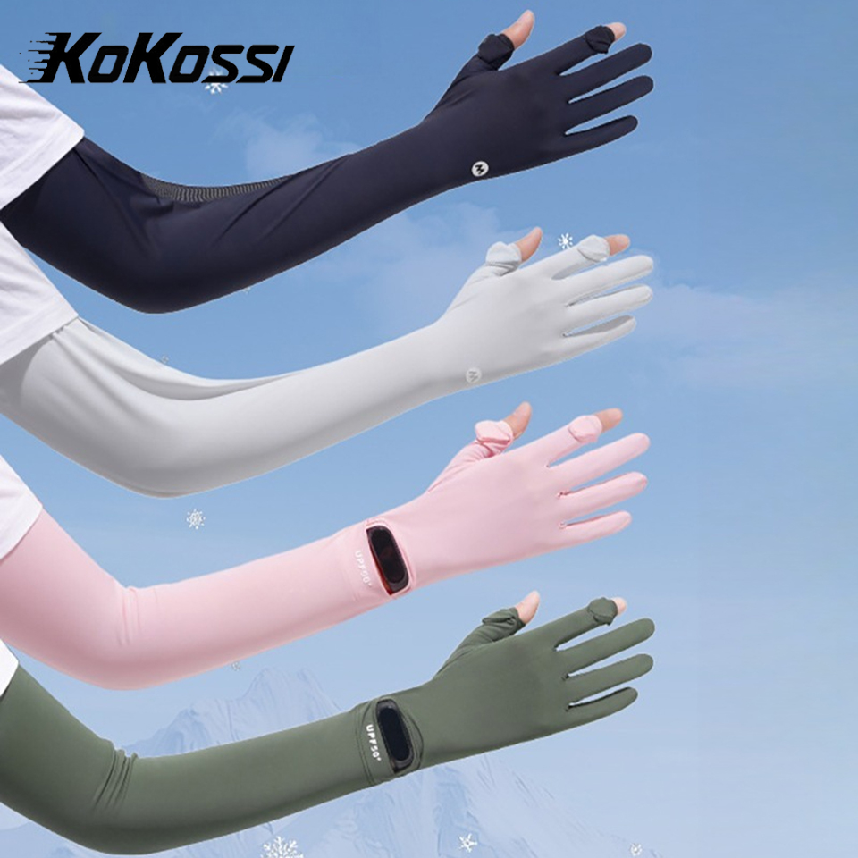 Touch Screen Gloves - KoKossi Yaz kadın Kol Kapağı Nefes