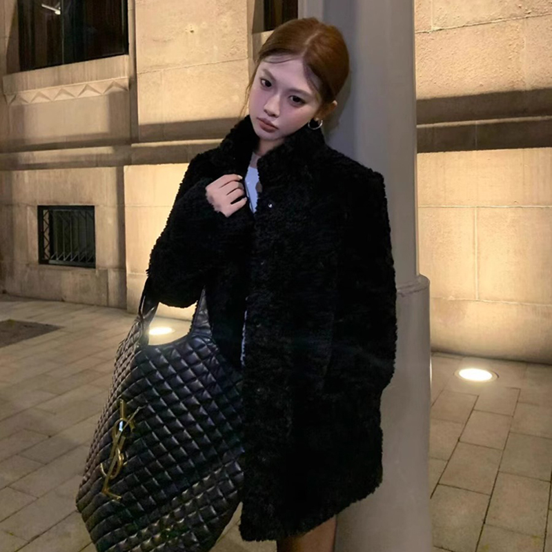 Wool Coat Peacoat - Kuzu Yünü Ceket Kadın Beli Büzgülü