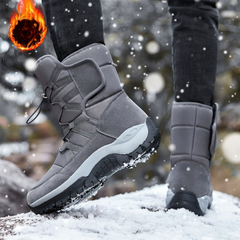 Waterproof Winter Boot - MAIJIAKA marka erkek kışlık ayakkabı kaymaz