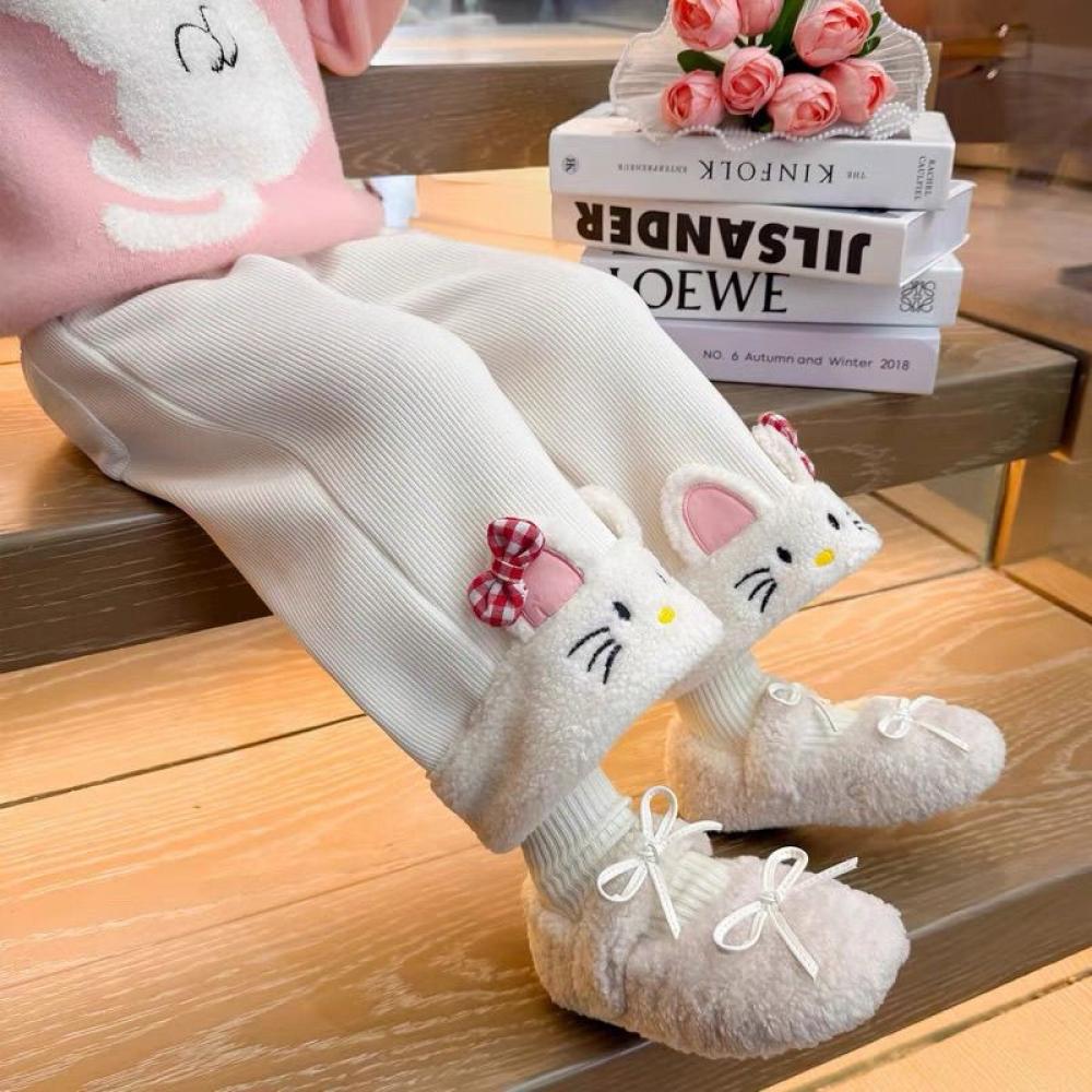 Corduroy Pant Warm - Kawaii Hello Kitty Kız Ins Pantolon