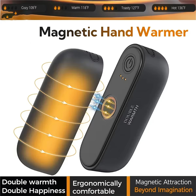 Hand Warmer Electric - 2'si 1 arada Manyetik Şarj Edilebilir