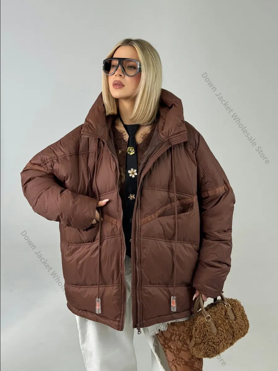 Down Jacket Packable - Aşağı ceket kadın büyük boy beyaz