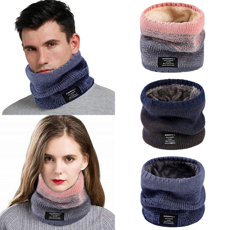 Wool Scarf Men - Kış kadın erkek örme degrade başörtüsü