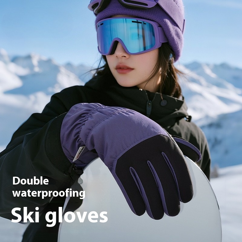 Snow Glove Insulated - Yeni Kış Termal Eldiven Kayak Bisiklet