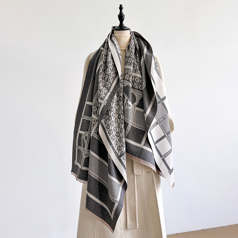 Cashmere Pashmina Wrap - Kadınlar İçin Kışlık Lüks Kalın Sıcak