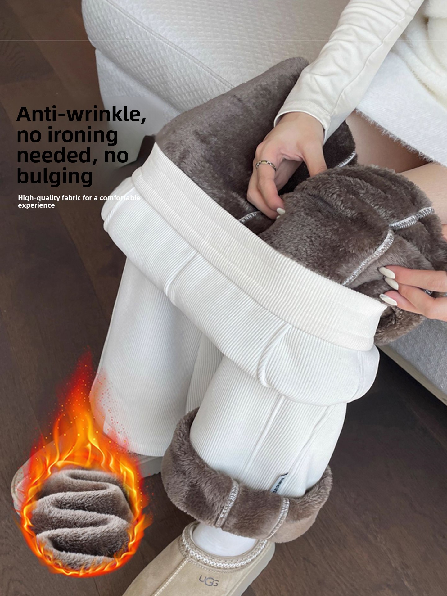 Corduroy Pant Warm - Kuzu Kadife Kalınlaşmış Kadın Sonbahar Kış