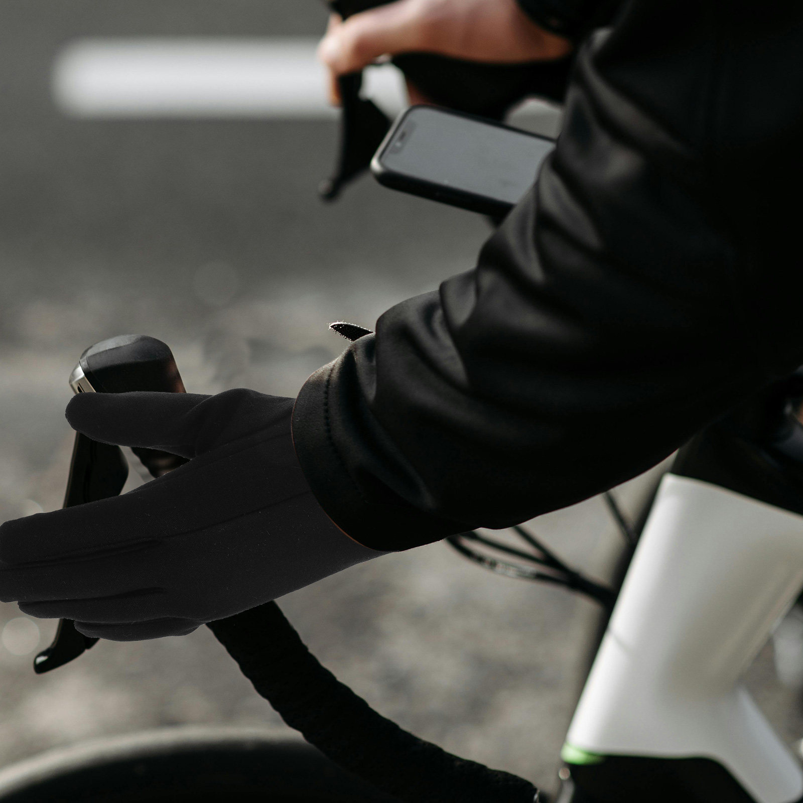 Snow Glove Insulated - Dokunmatik ekranlı kadın kayak eldivenleri siyah
