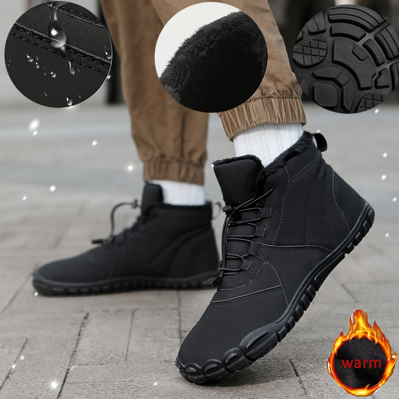 Waterproof Winter Boot - Açık kış kar botları erkek kaymaz