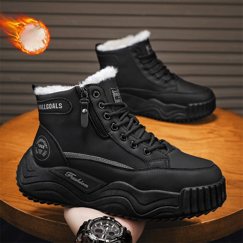 Waterproof Winter Boot - Erkek Kışlık Kar Botları Termal Donmaya