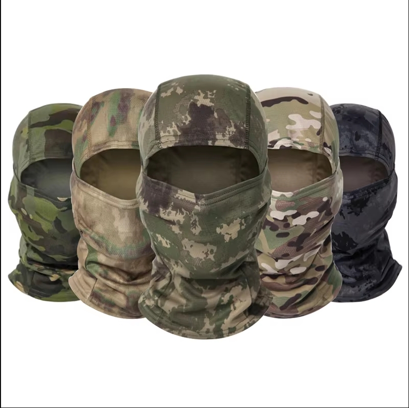 Balaclava Ski Mask - Kamuflaj Balaclava Şapka Bisiklet Tam Yüz