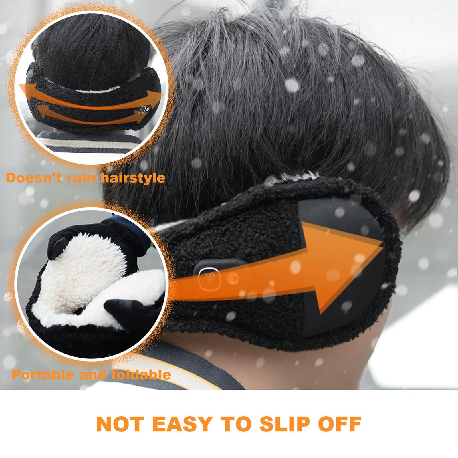 Earmuffs Foldable - Isıtmalı Kulak Isıtıcıları 3 Sıcaklık Modu