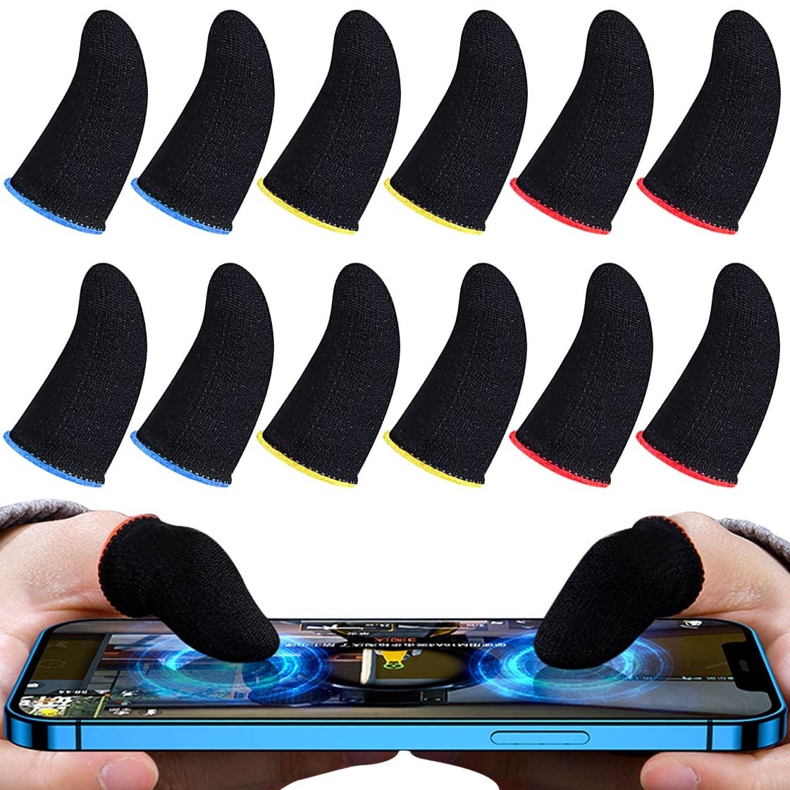 Touch Screen Gloves - Oyun parmak kollu nefes parmaklar için
