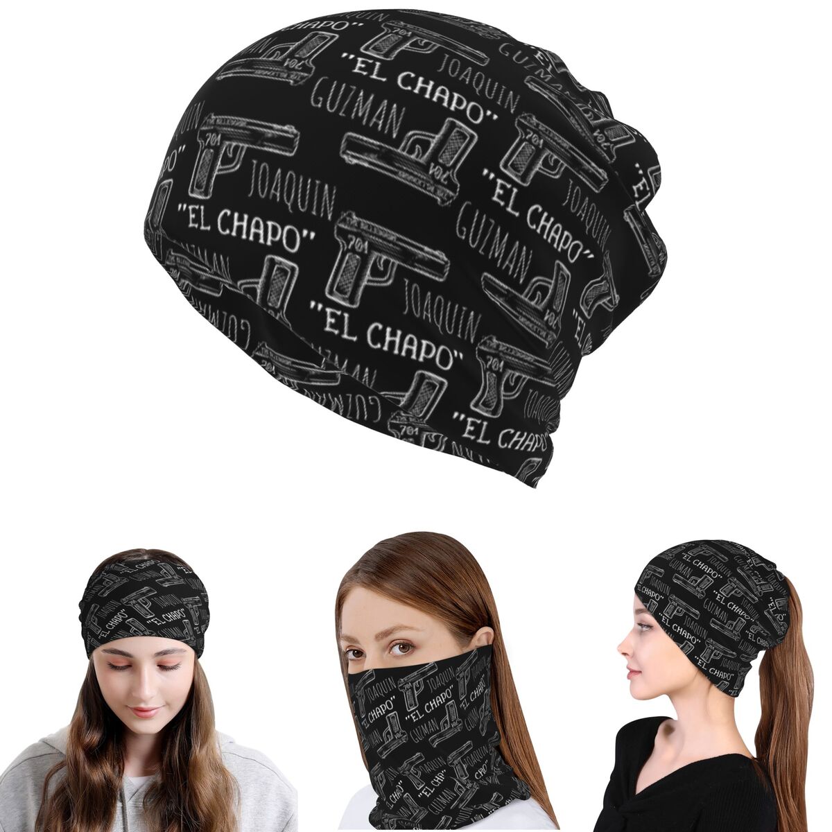 Knit Beanie Hat Warm - Joaquin El Chapo Guzman Narcos Suç