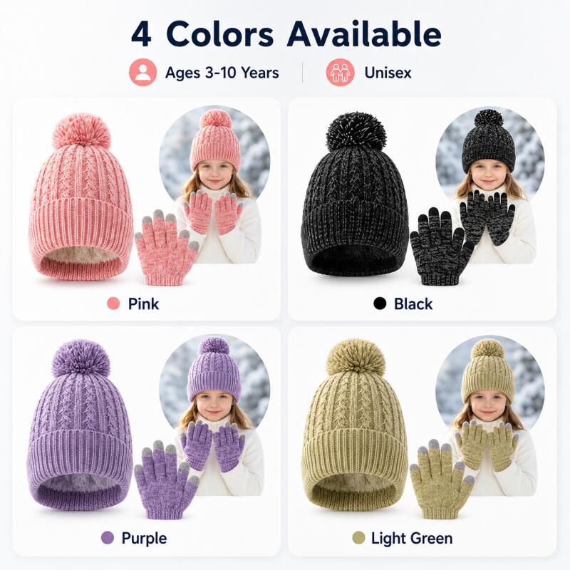 Çocuklar Kış Örgü Şapka Dokunm - Touch Screen Gloves incelemesi ve fiyatı