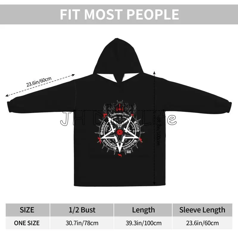 Siyah Şeytan Kafatası Ölü Kafa - Sherpa Hoodie Fleece incelemesi ve fiyatı