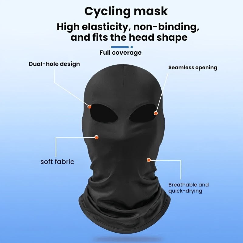 Siyah Tam Yüz Deliksiz Örtü Şa - Balaclava Ski Mask incelemesi ve fiyatı
