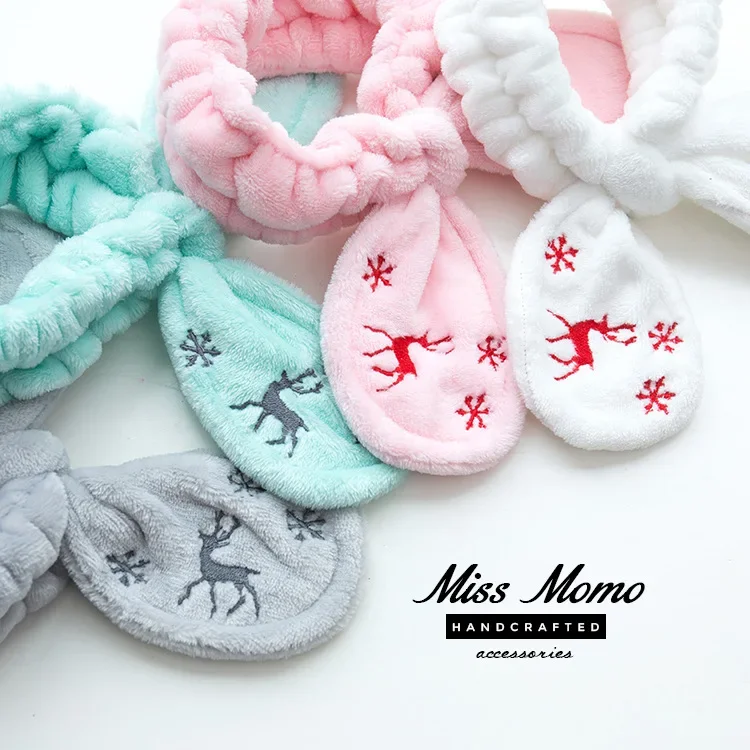 Yumuşak Retro Noel geyiği kar  - Winter Headband Fleece incelemesi ve fiyatı