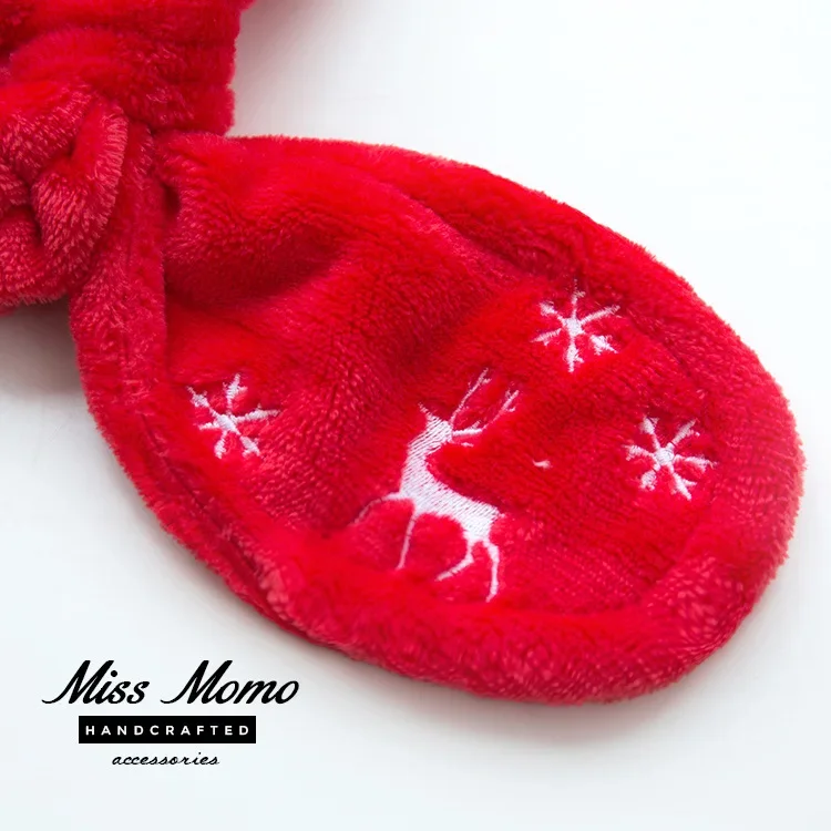 Yumuşak Retro Noel geyiği kar  - Winter Headband Fleece incelemesi ve fiyatı