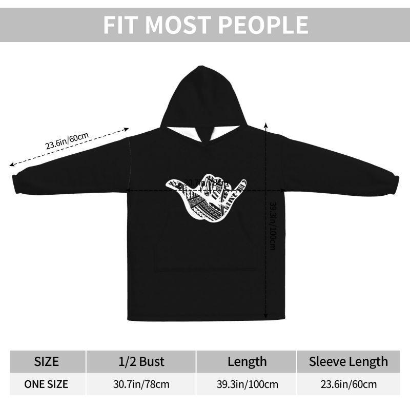 Polinezya Dövmesi Shaka Kabile - Sherpa Hoodie Fleece incelemesi ve fiyatı