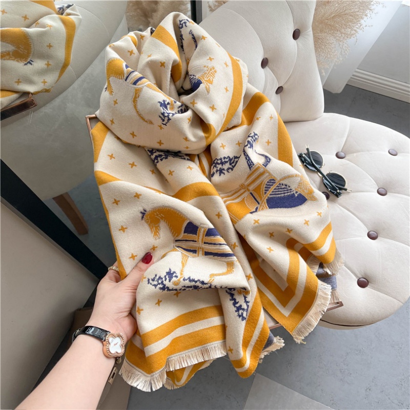 Lüks At Baskı Kalın Kaşmir Bat - Cashmere Pashmina Wrap incelemesi ve fiyatı