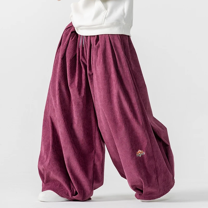Erkekler Kadife Geniş Bacak Pa - Corduroy Pant Warm incelemesi ve fiyatı