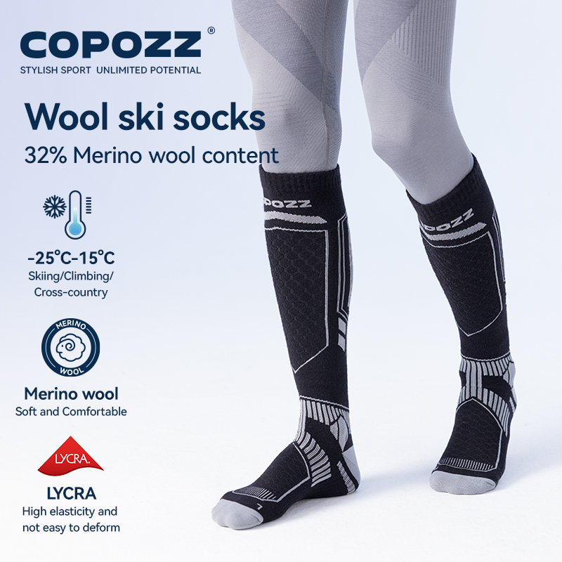 COPOZZ merinos yünü kış kayak  - Thermal Sock Wool incelemesi ve fiyatı
