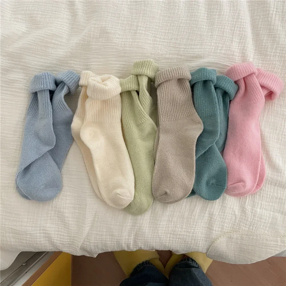 Katı renk kadınlar kış kalın s - Thermal Sock Wool incelemesi ve fiyatı
