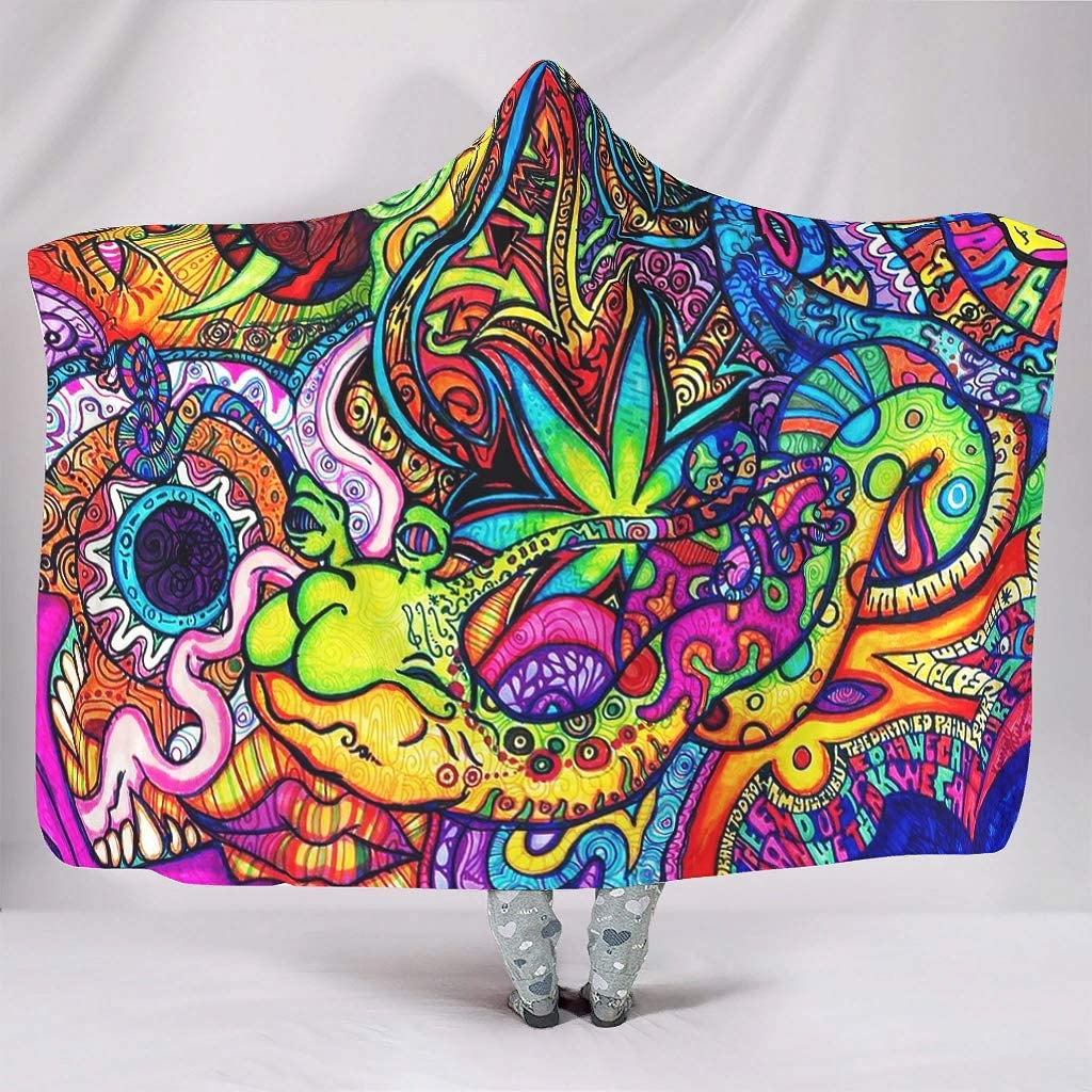 Soyut Parlak Trippy Gökkuşağı  - Sherpa Hoodie Fleece incelemesi ve fiyatı