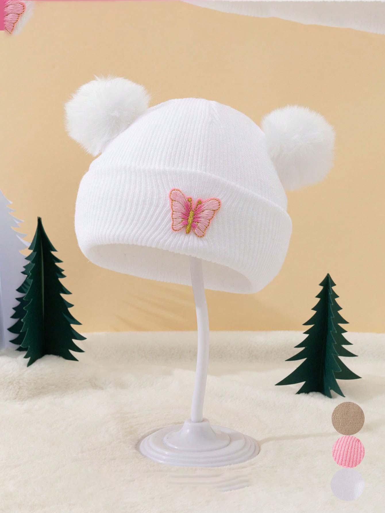 3 Adet Unisex Çocuklar Çift Po - Knit Beanie Hat Warm incelemesi ve fiyatı