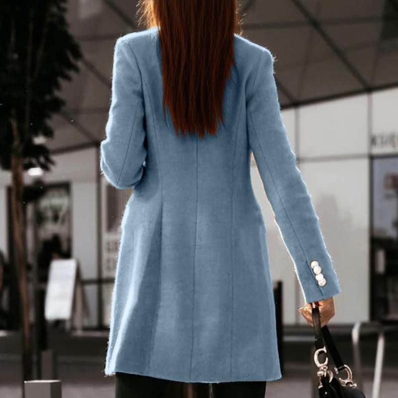 Bayan Sonbahar Kış Yün Paltola - Wool Coat Peacoat incelemesi ve fiyatı