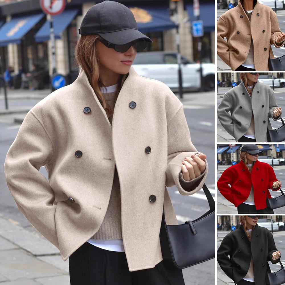 Kadın Kışlık Kırpılmış Yünlü K - Wool Coat Peacoat incelemesi ve fiyatı