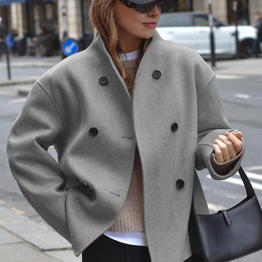 Kadın Kışlık Kırpılmış Yünlü K - Wool Coat Peacoat incelemesi ve fiyatı