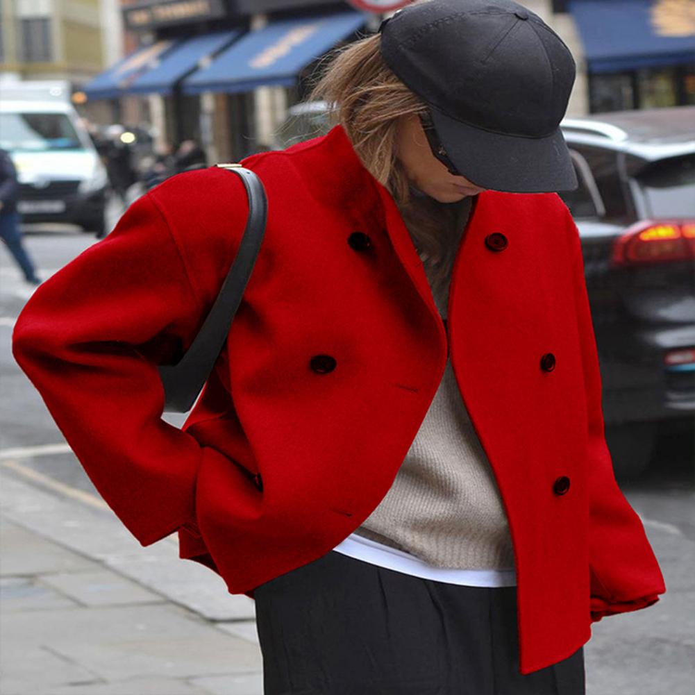 Kadın Kışlık Kırpılmış Yünlü K - Wool Coat Peacoat incelemesi ve fiyatı