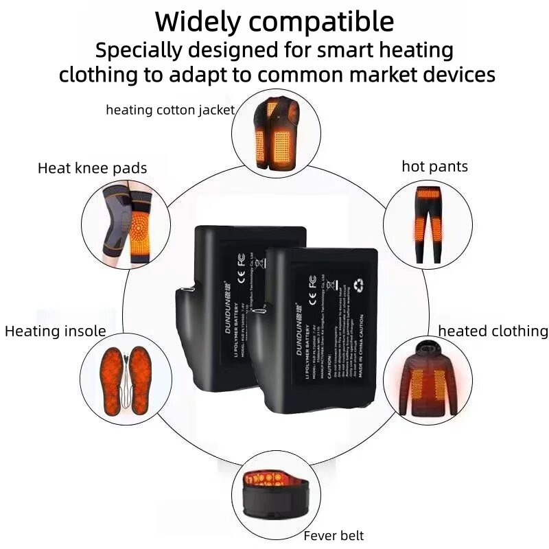 Isıtmalı Eldivenler Pil 7.4V 3 - Heated Vest Battery incelemesi ve fiyatı