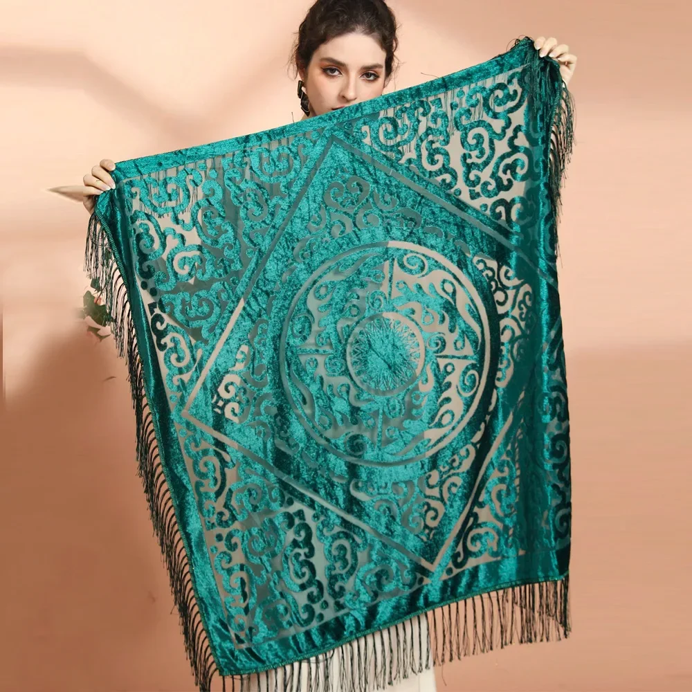 AW25 Püskül Trimli Kadife Jaka - Shawl Wrap Winter incelemesi ve fiyatı