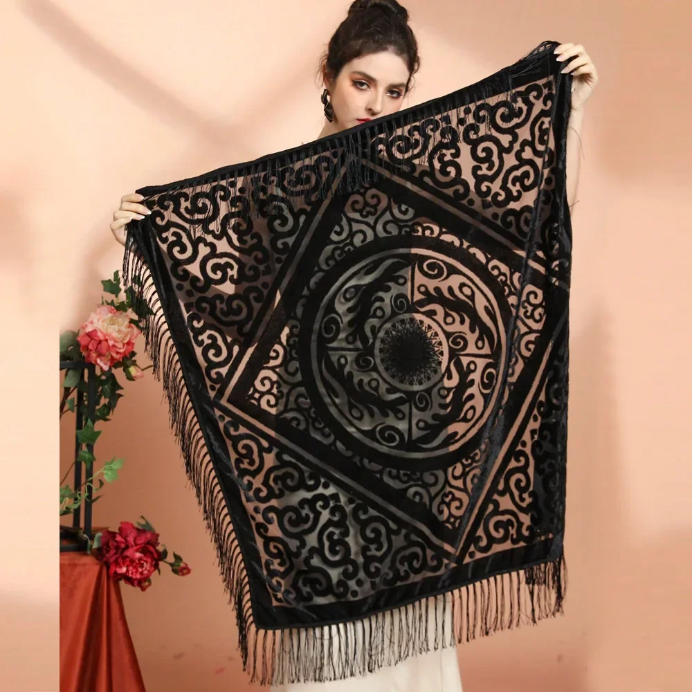 AW25 Püskül Trimli Kadife Jaka - Shawl Wrap Winter incelemesi ve fiyatı