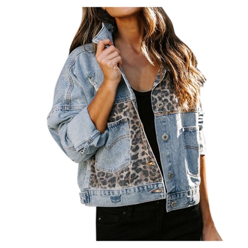 Leopar Dikiş Denim Ceket Kadın - Down Jacket Packable incelemesi ve fiyatı