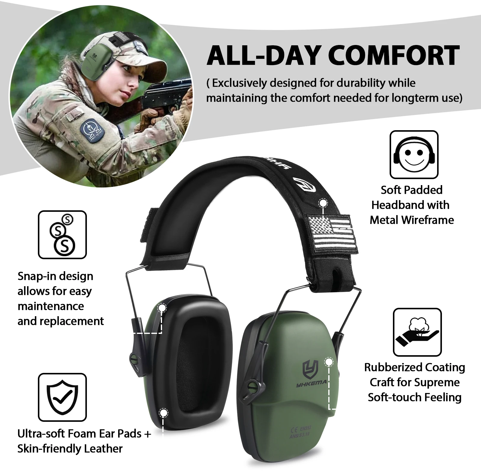 Açık Taktik Pasif Çekim Kulakl - Earmuffs Foldable incelemesi ve fiyatı