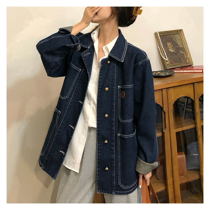 Koyu Mavi Denim Ceket Kadın İl - Down Jacket Packable incelemesi ve fiyatı